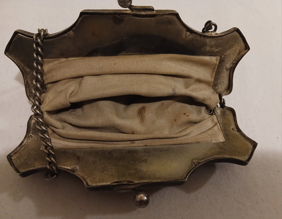 Vintage German Silver Chainmail Purse - photo 2