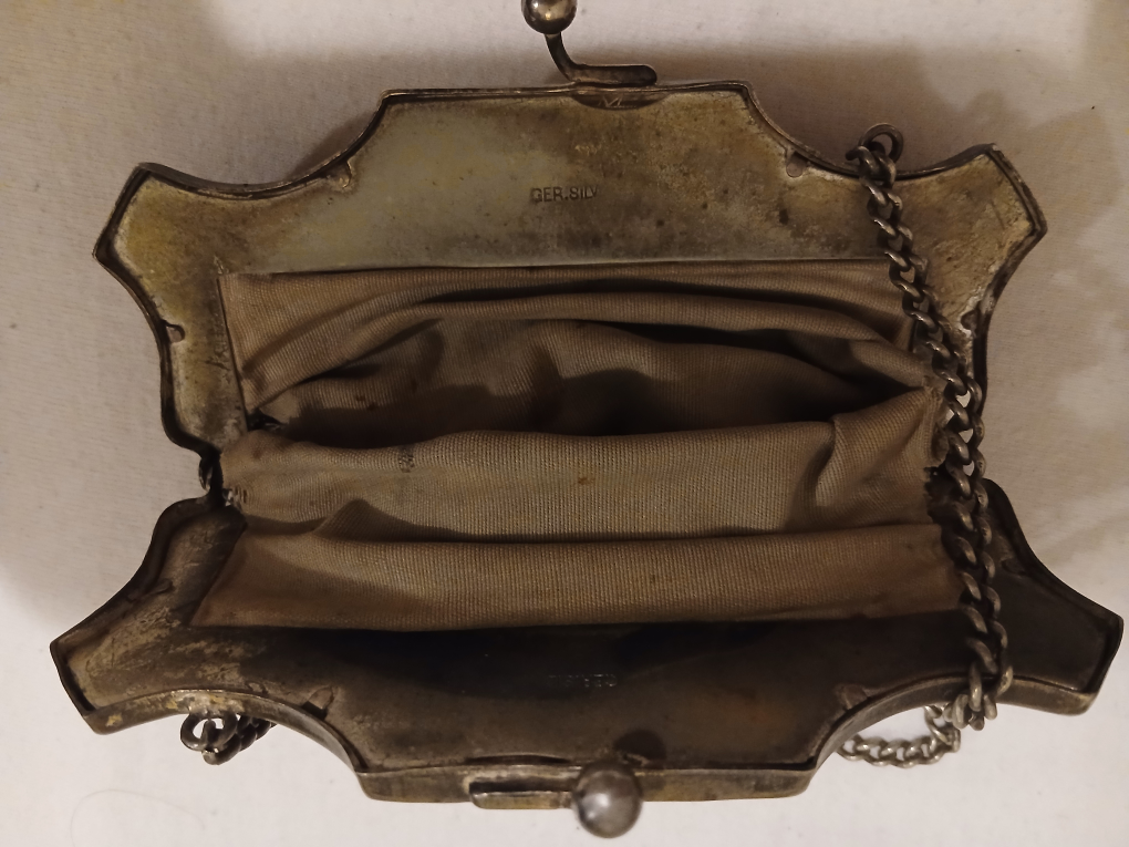 Vintage German Silver Chainmail Purse - photo 3
