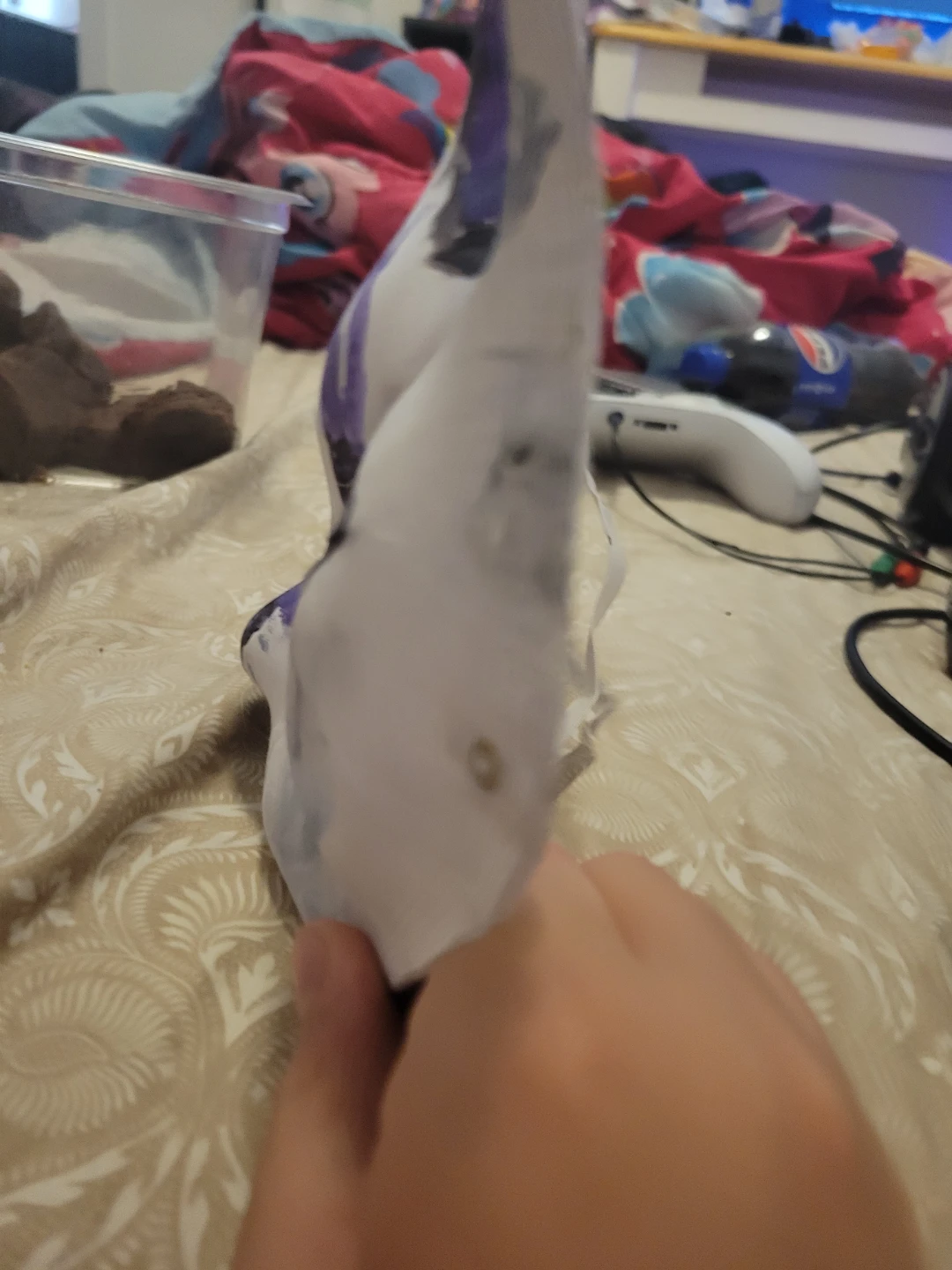 Hand-painted fox mask I worked hard on it - photo 3