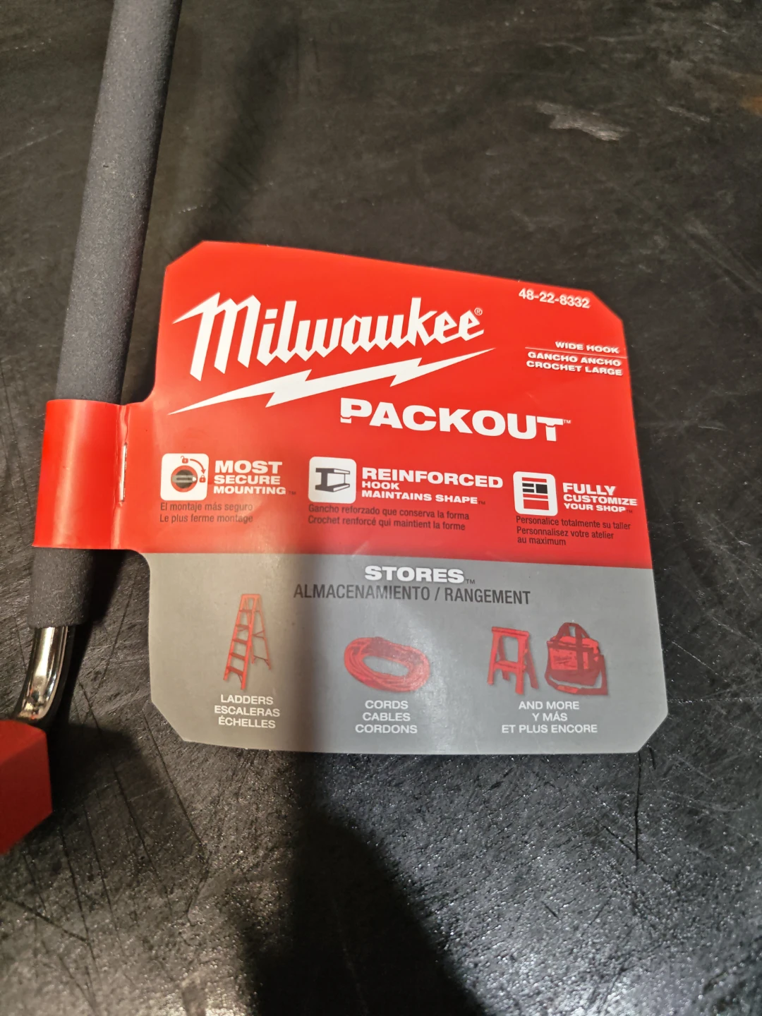 milwaukee packout  wide hook - photo 2
