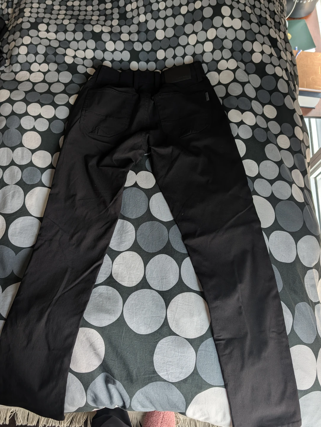 Men's black stretchy dressy pants - photo 2