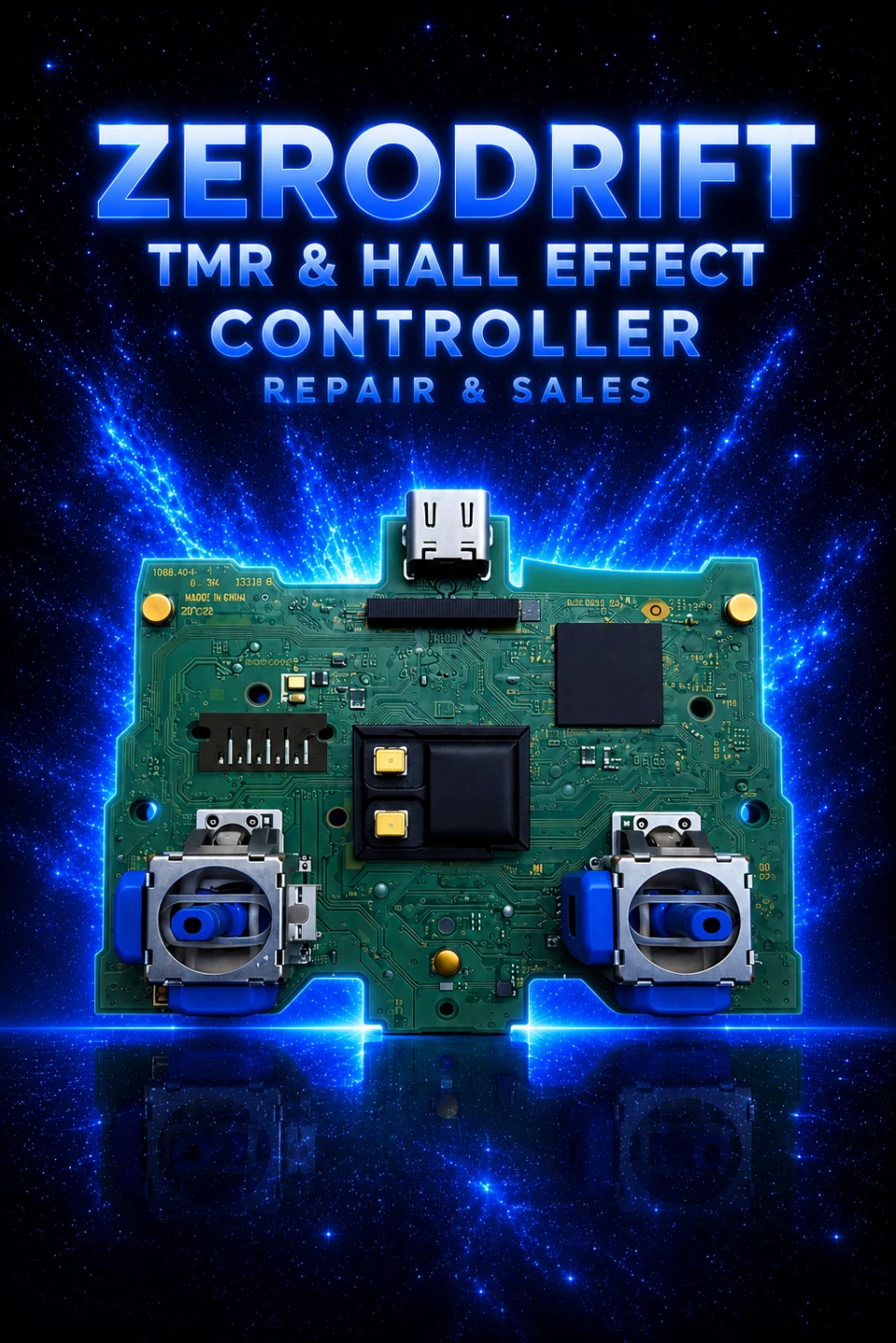 PS4 controller - TMR upgraded (No Stick Drift) - photo 5