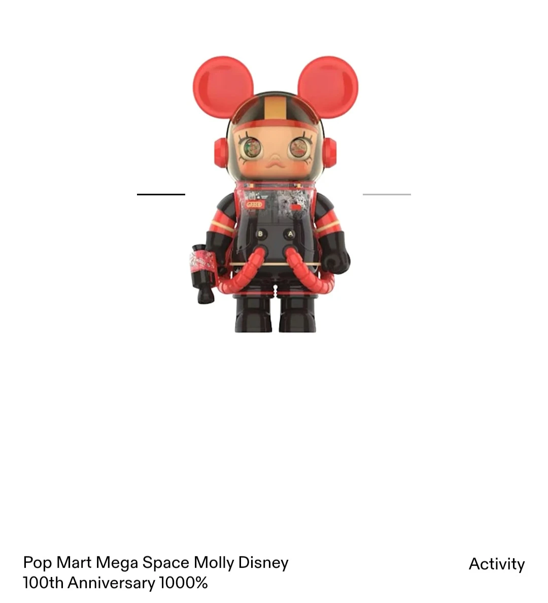 Pop Mart Mega Space Molly Disney 100th Anniversary 1000%