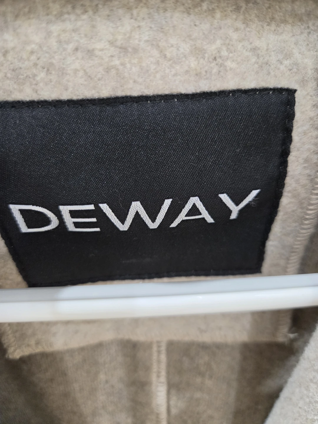 Deway Beige Wool-Blend Wrap Coat - photo 3