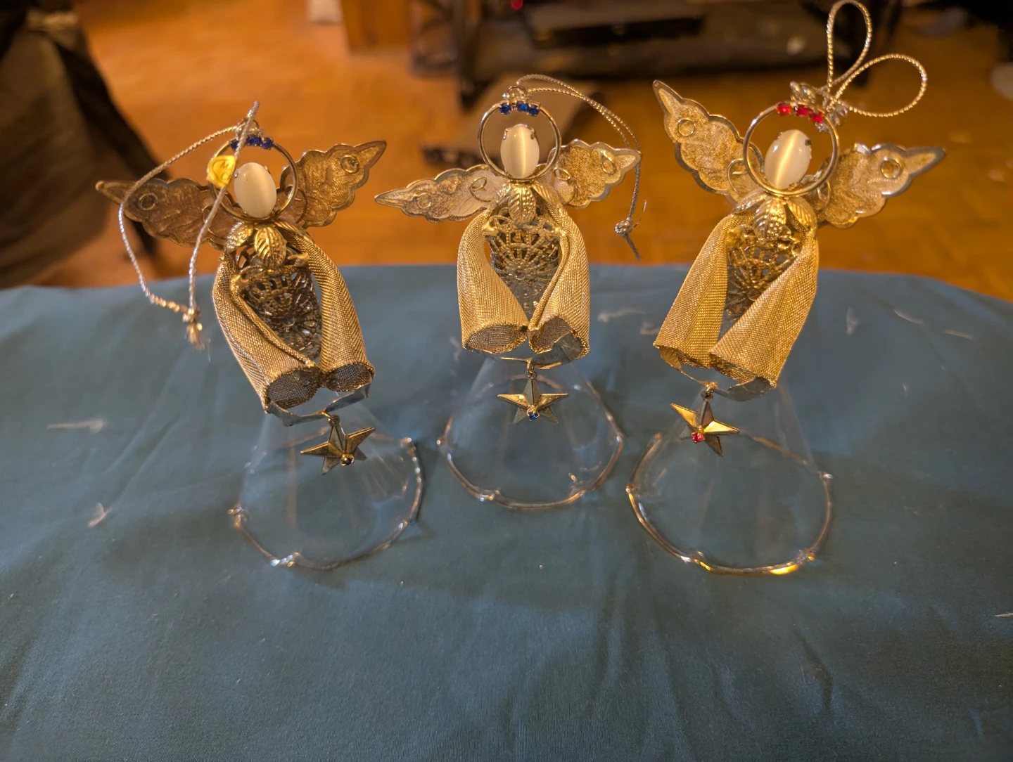 Set of 3 Hanging Angel Ornaments