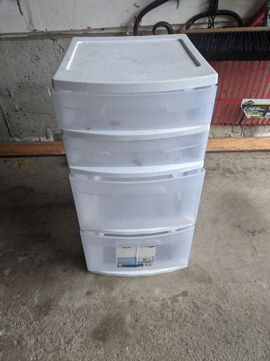 Sterilite 4-Drawer Plastic Storage Tower - photo 2