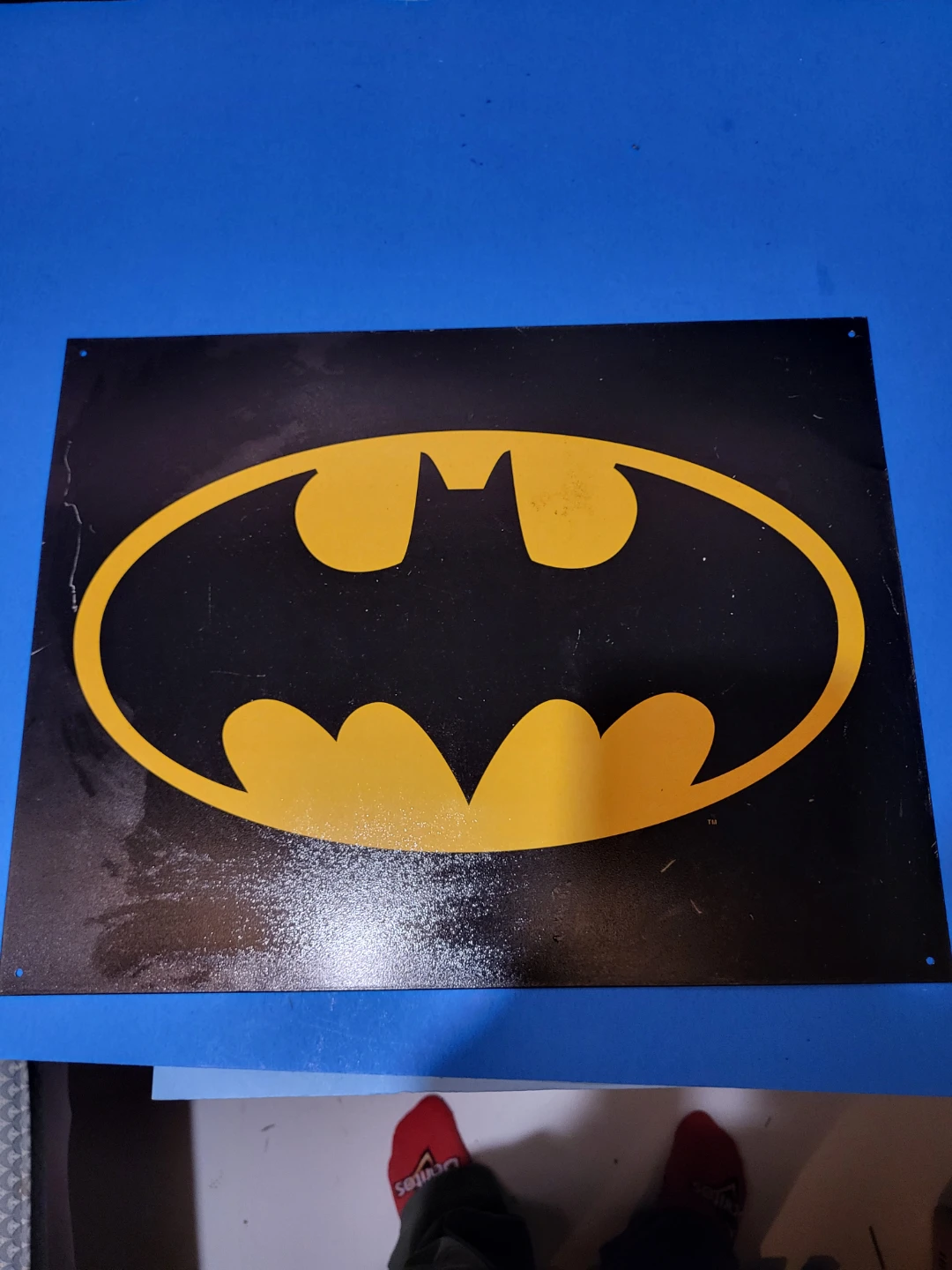 Batman Logo Metal Sign