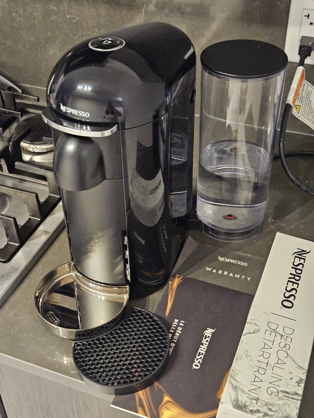 Nespresso Vertuo Coffee Machine + Keurig Milk Frother