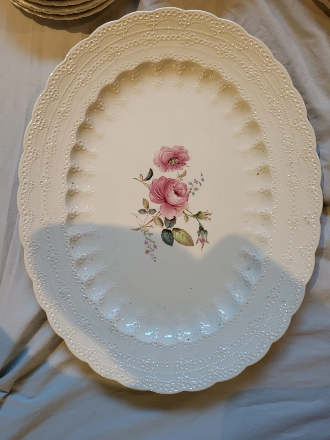 Vintage Rose Floral Porcelain Dinnerware Set - photo 2