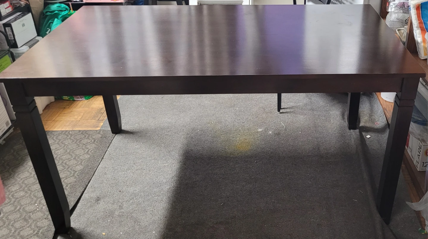 Dark Brown Dining Table - photo 2