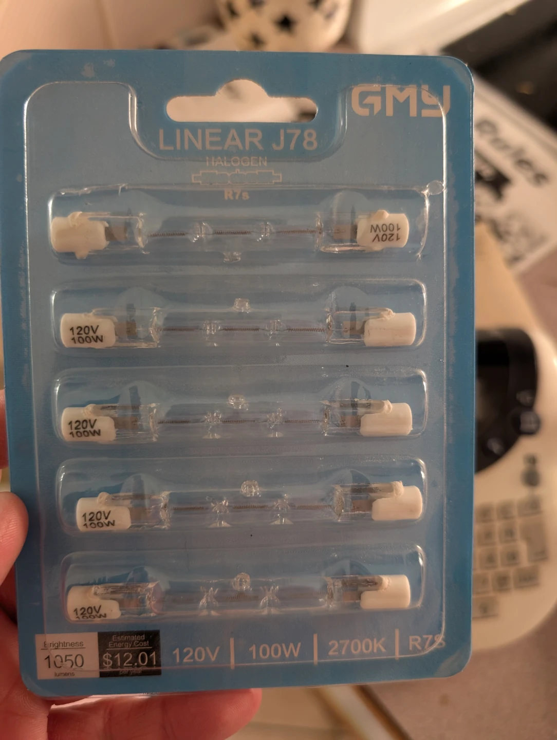 GMY Linear J78 Halogen Light Bulbs 5-Pack