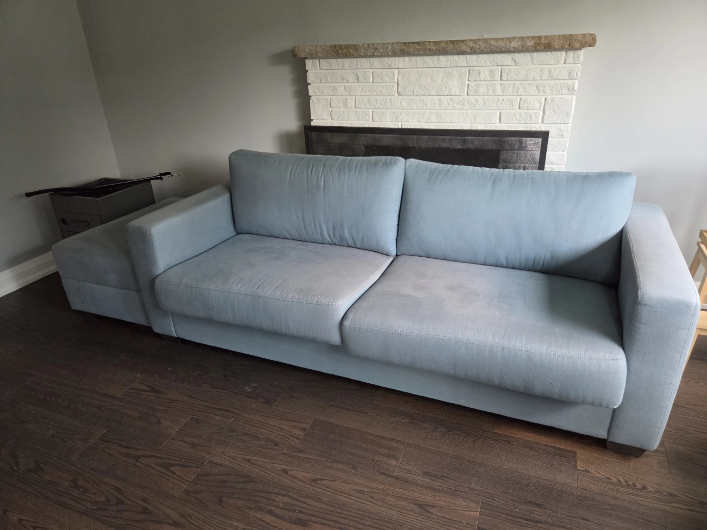 Non Toxic Two Seater Sofa and Ottoman