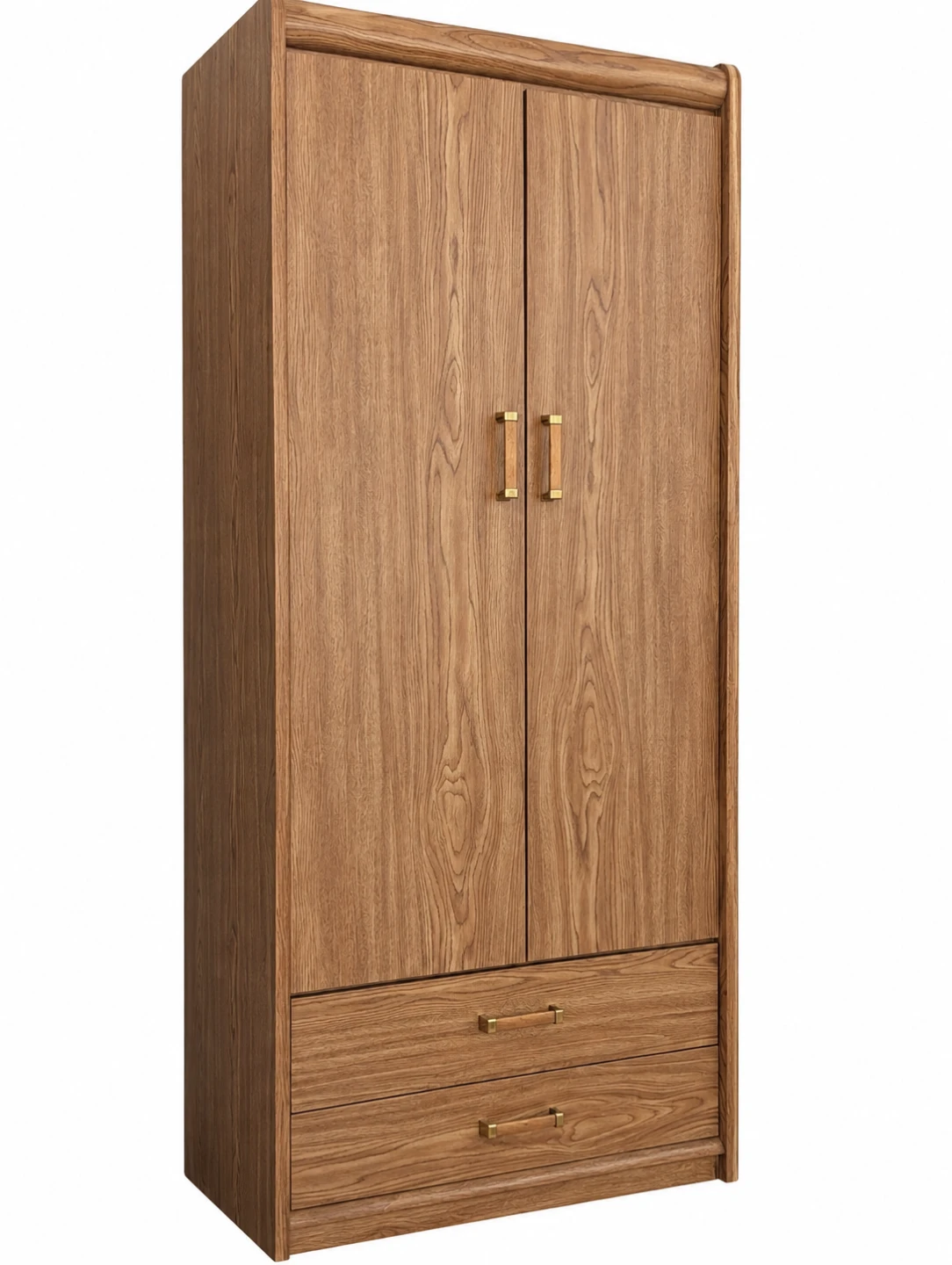 Wooden Armoire with Two Drawers - photo 2