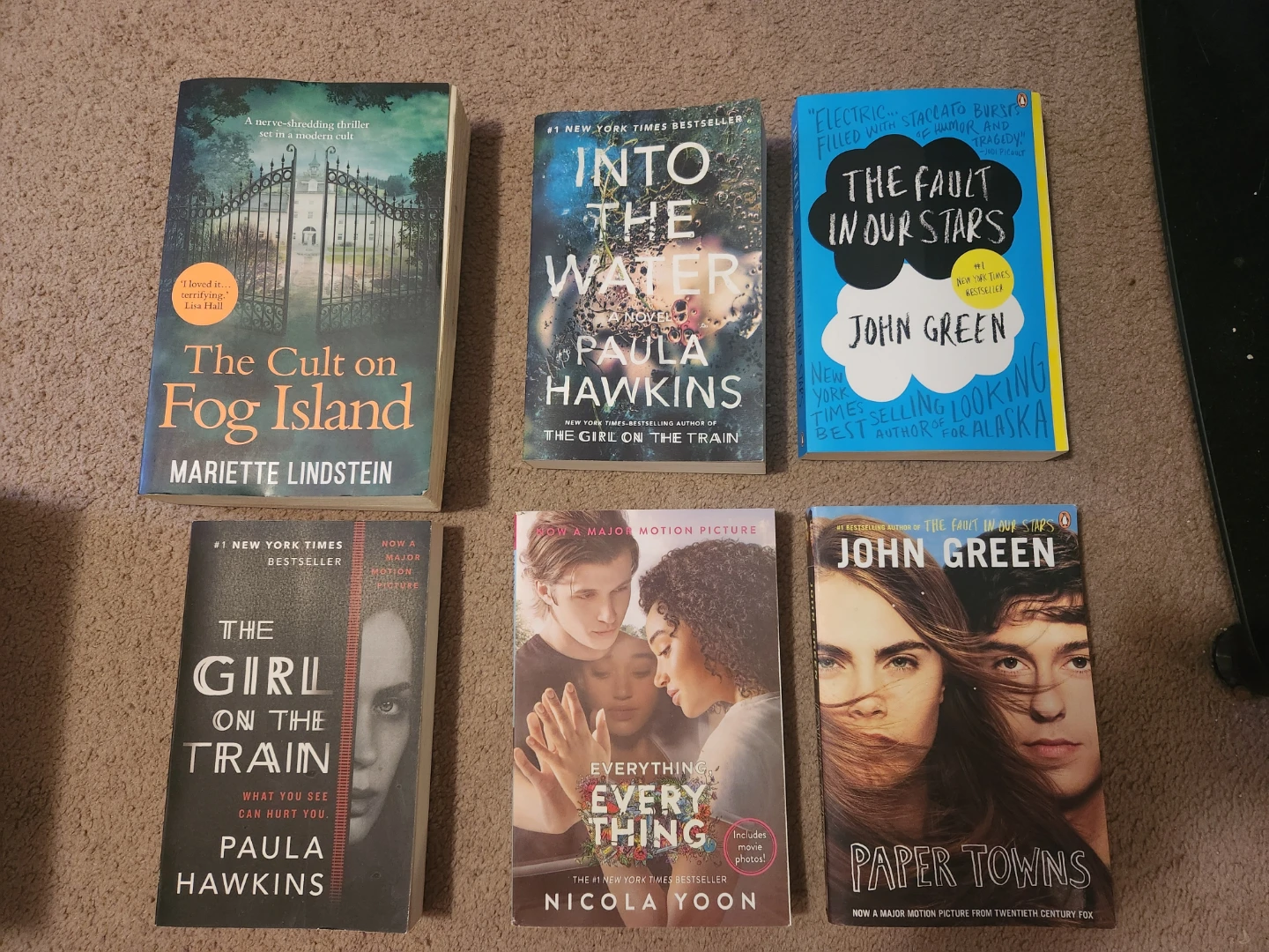 Collection of 6 Popular Fiction Novels