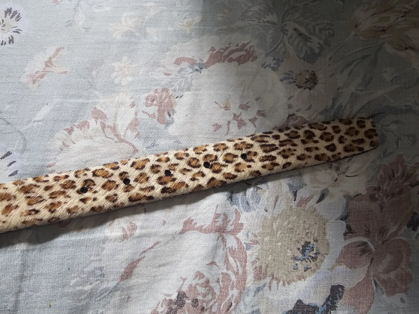Leopard Print Genuine Leather Belt - photo 4