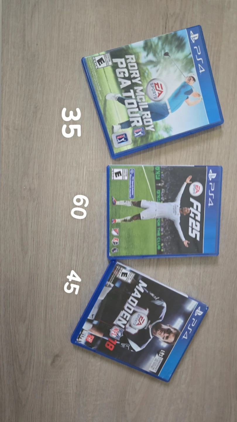 Set of 6 PlayStation 4 Games