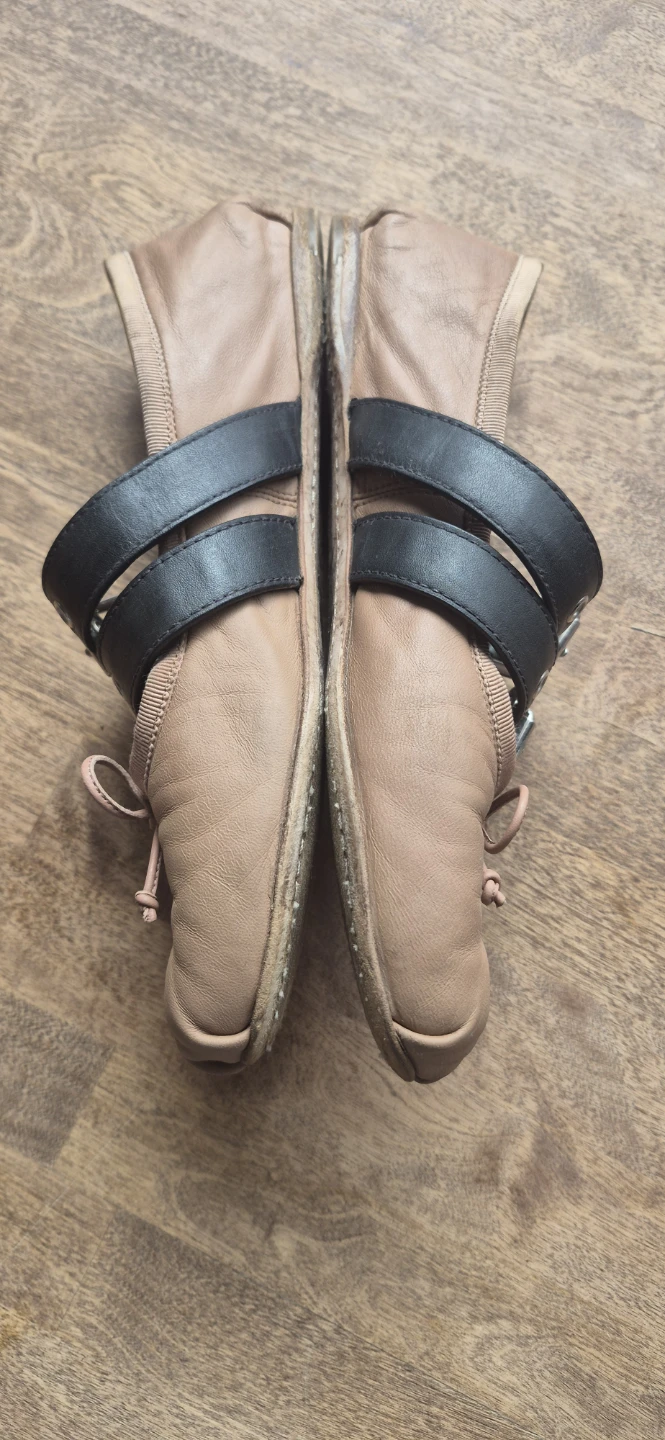 Miu Miu Buckled Leather Ballet Flats - photo 3