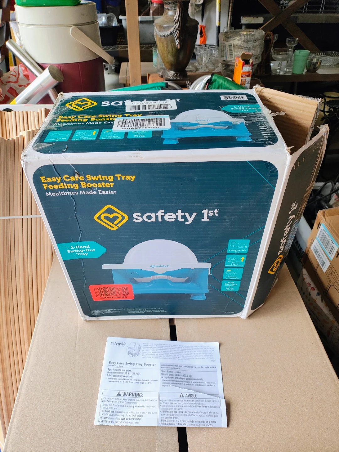 Safety 1st Easy Care Swing Tray Feeding Booster