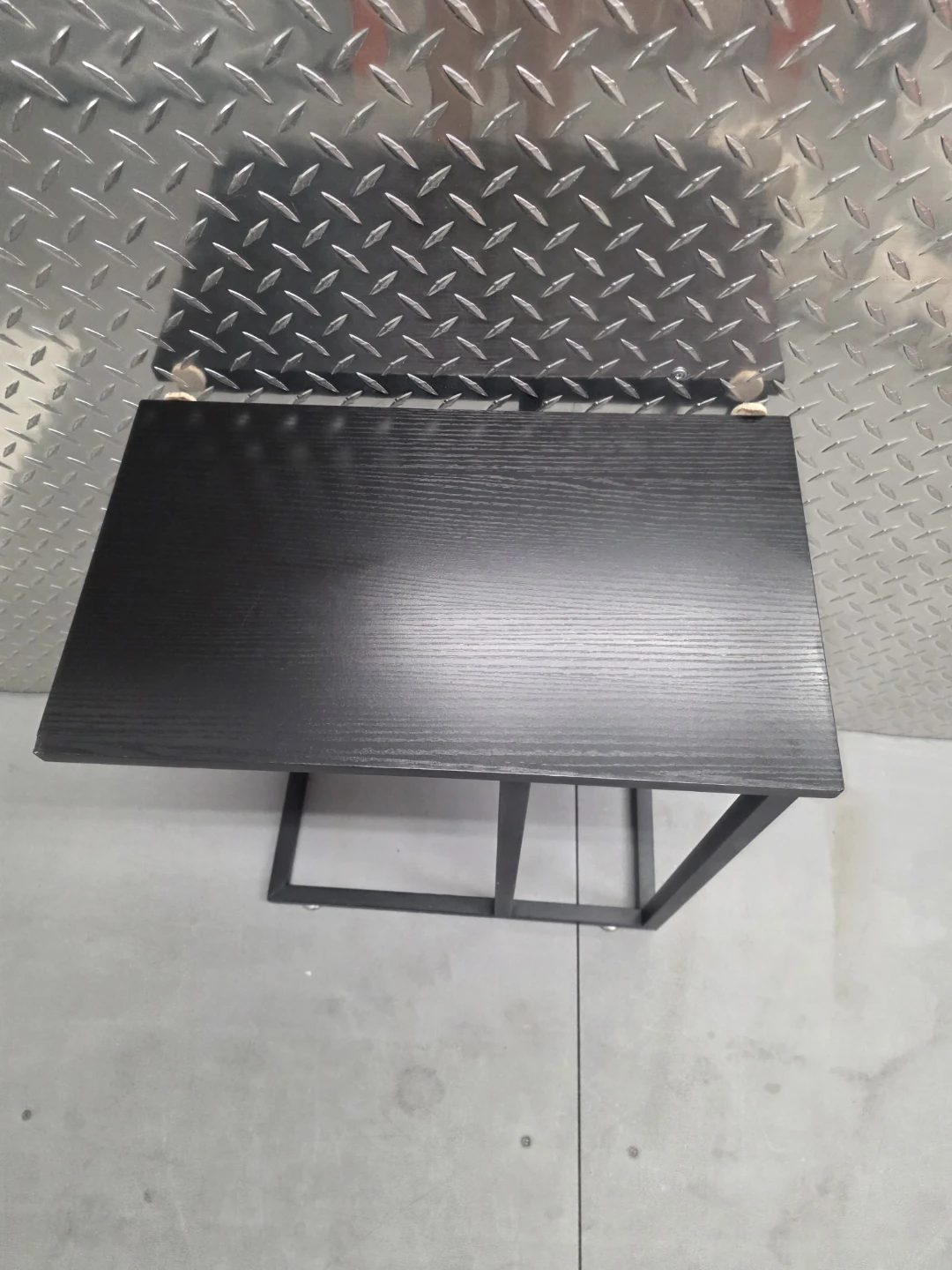 Black Metal C-Table Side Table - photo 3