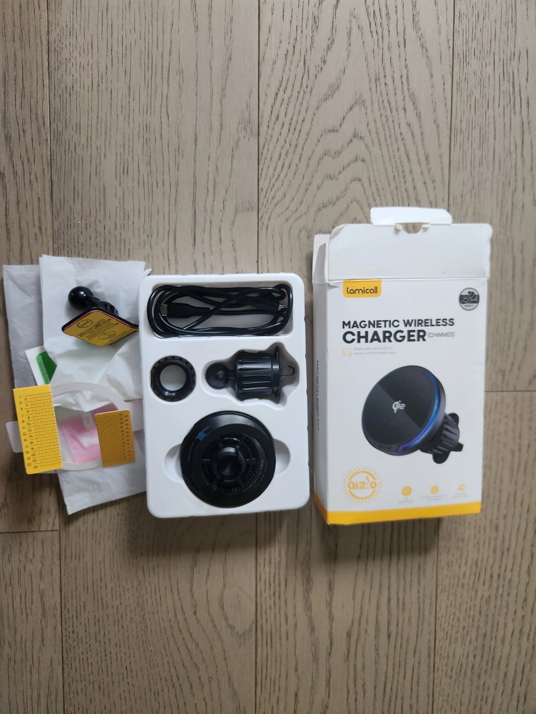Lamicall Magnetic Wireless Car Charger CHWM03 - photo 2
