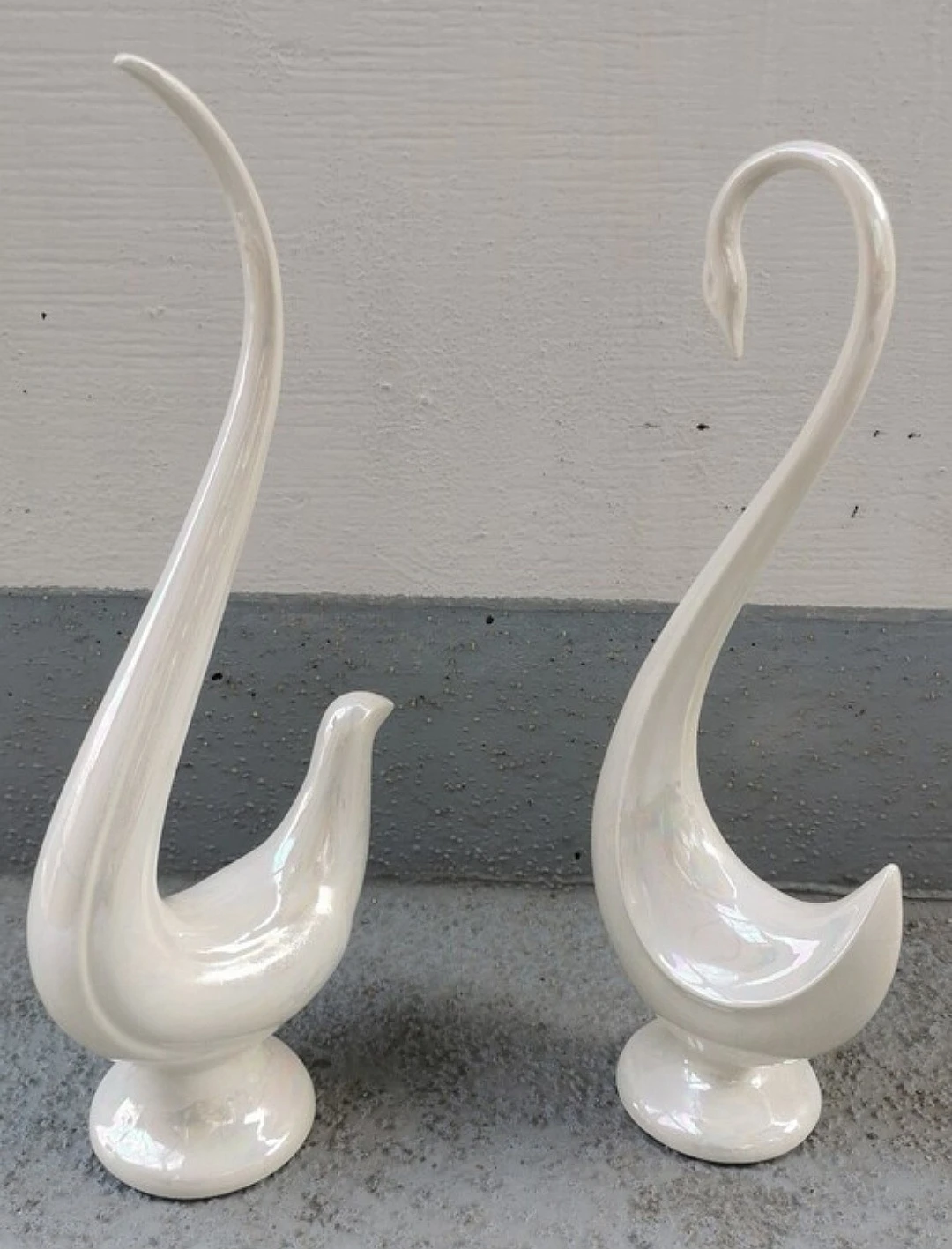 Large Vintage MCM Canadian Modernist Bird Sculpture Pair - photo 3