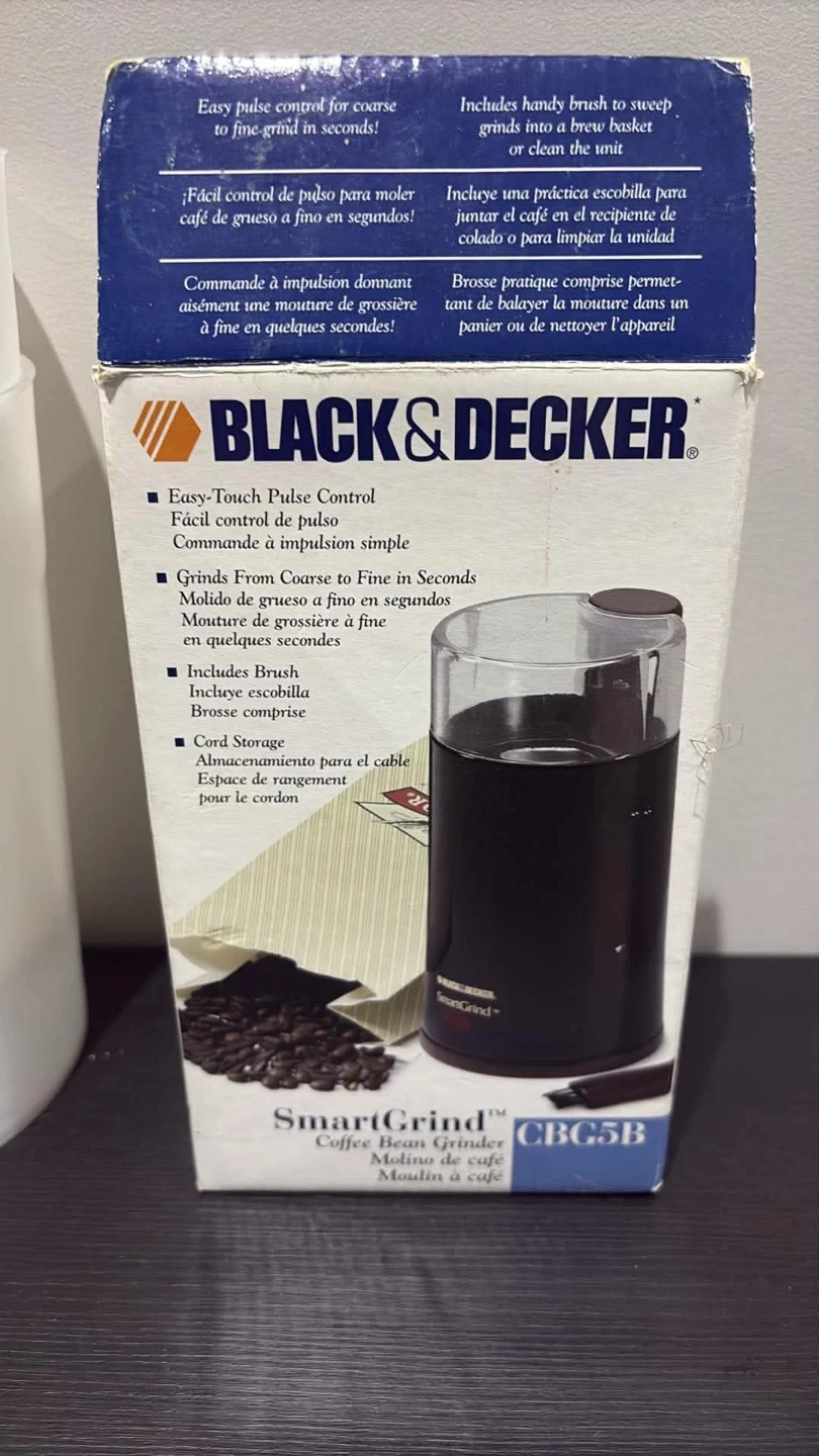 Black & Decker SmartGrind Coffee Bean Grinder CBG5B