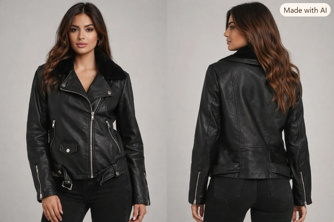Forever 21 Black Faux Leather Jacket