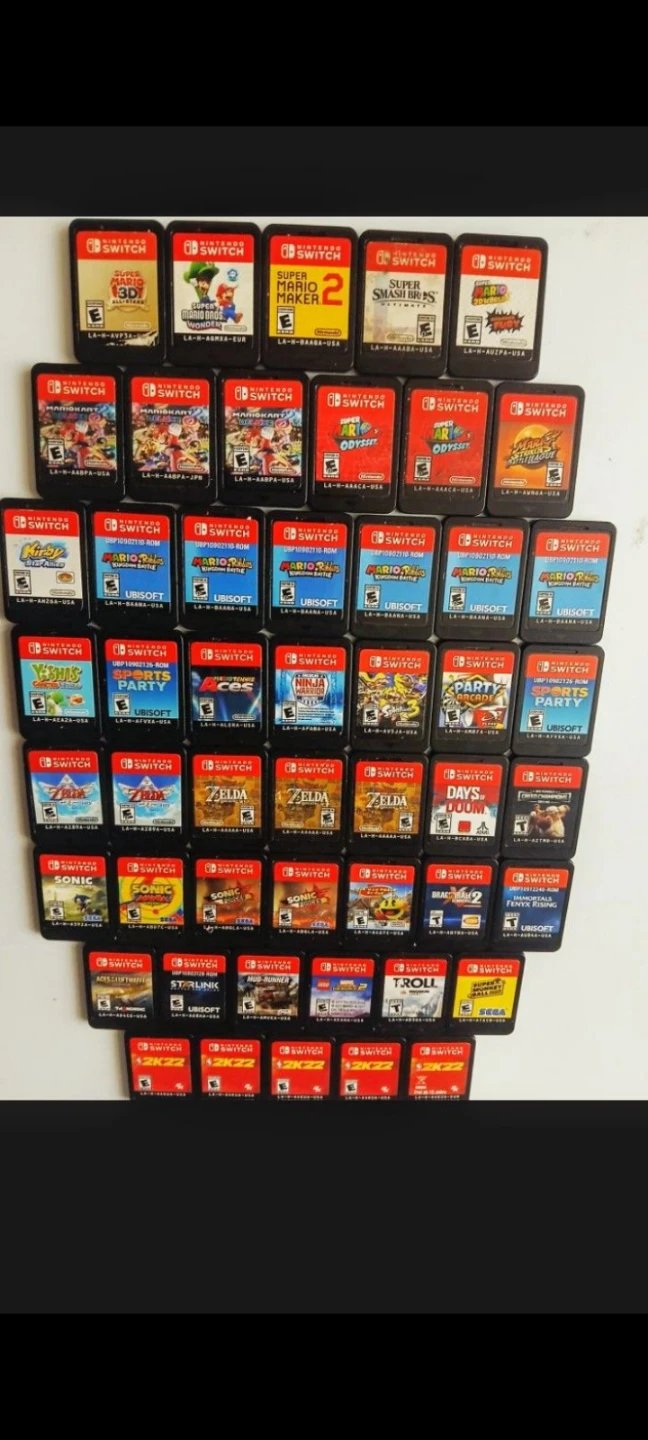 Switch Games, prices Range $35-$95, specify which Game U want