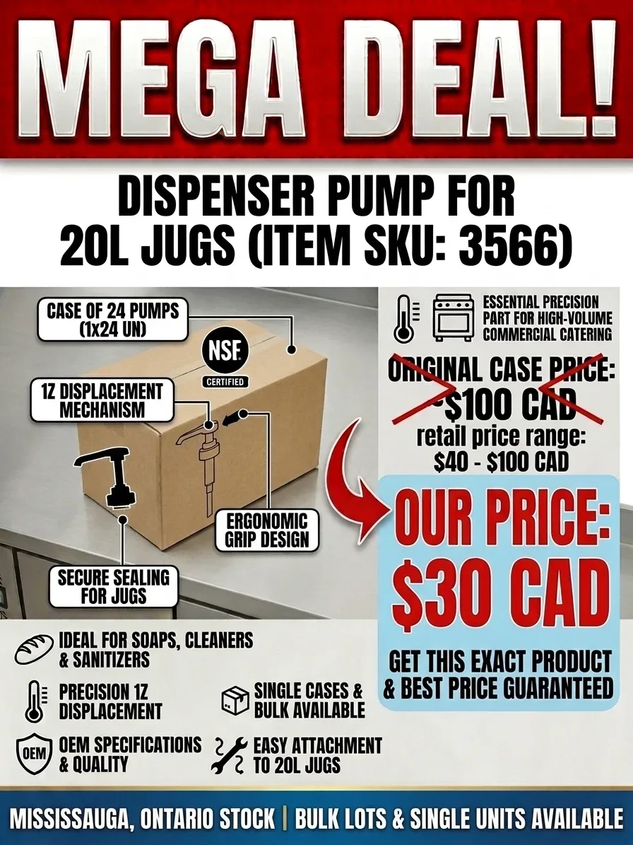 Case of 24 Dispenser Pumps for 20L Jugs