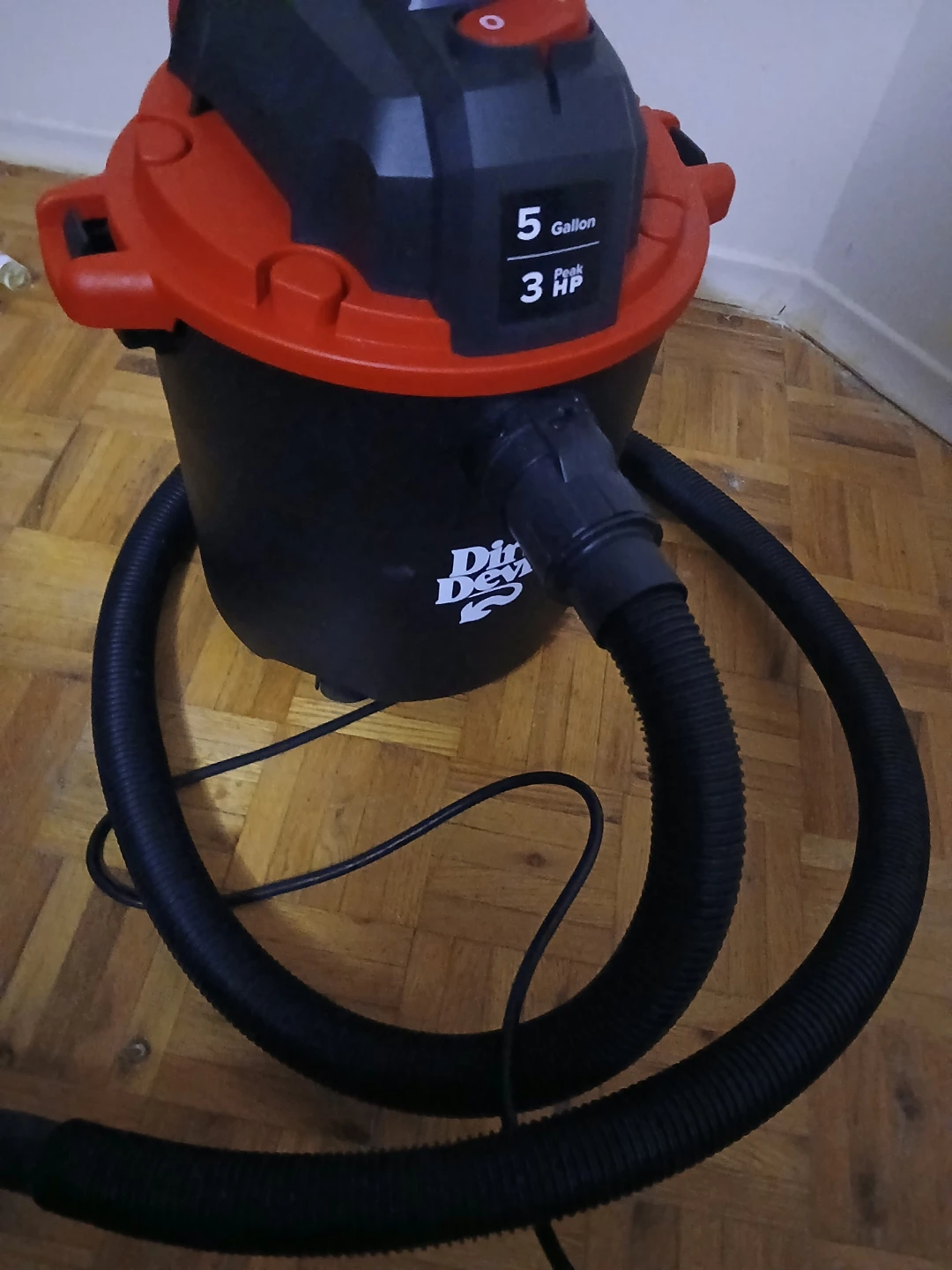 Dirt Devil 5 Gallon 3 HP Shop Vacuum
