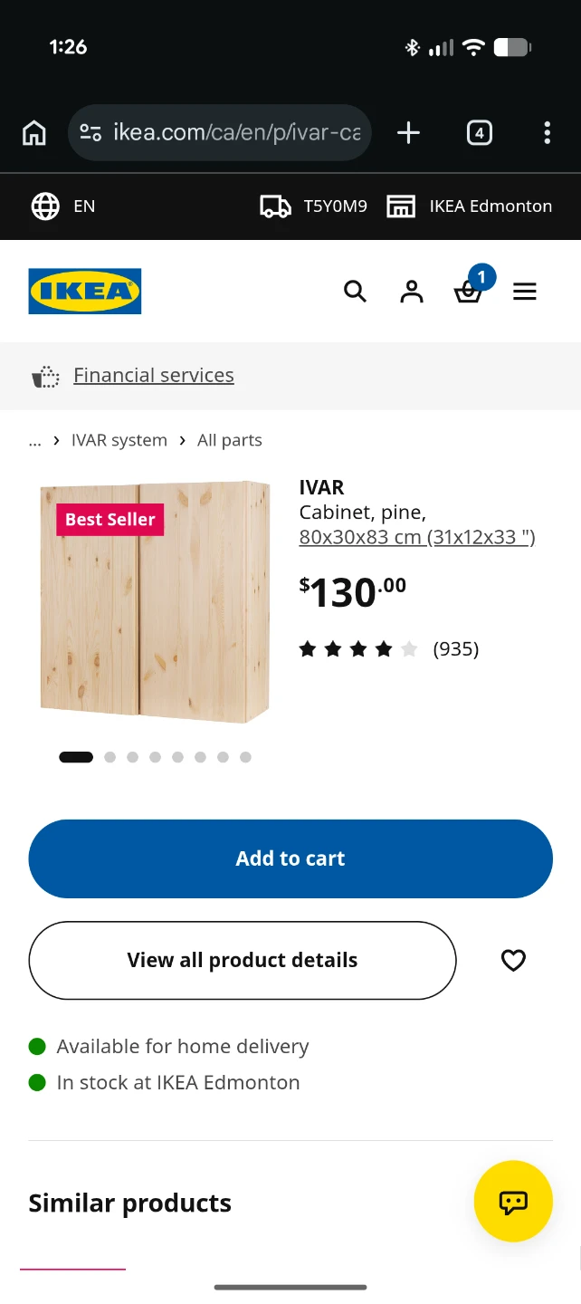 Ivar cabinet