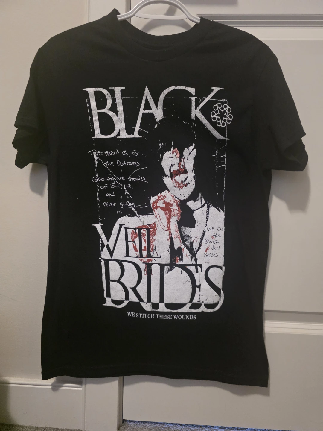 Spencers Black Veil Brides We Stitch T-Shirt