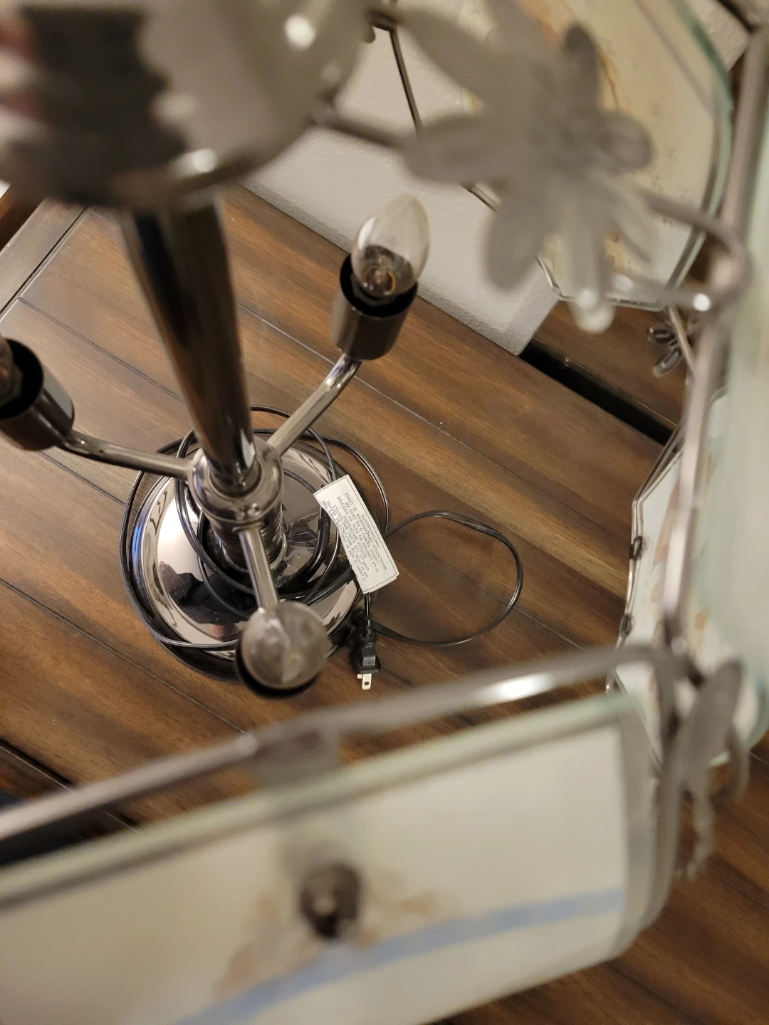 OK Lighting Teddy Bear Glass touch Table Lamp - photo 2