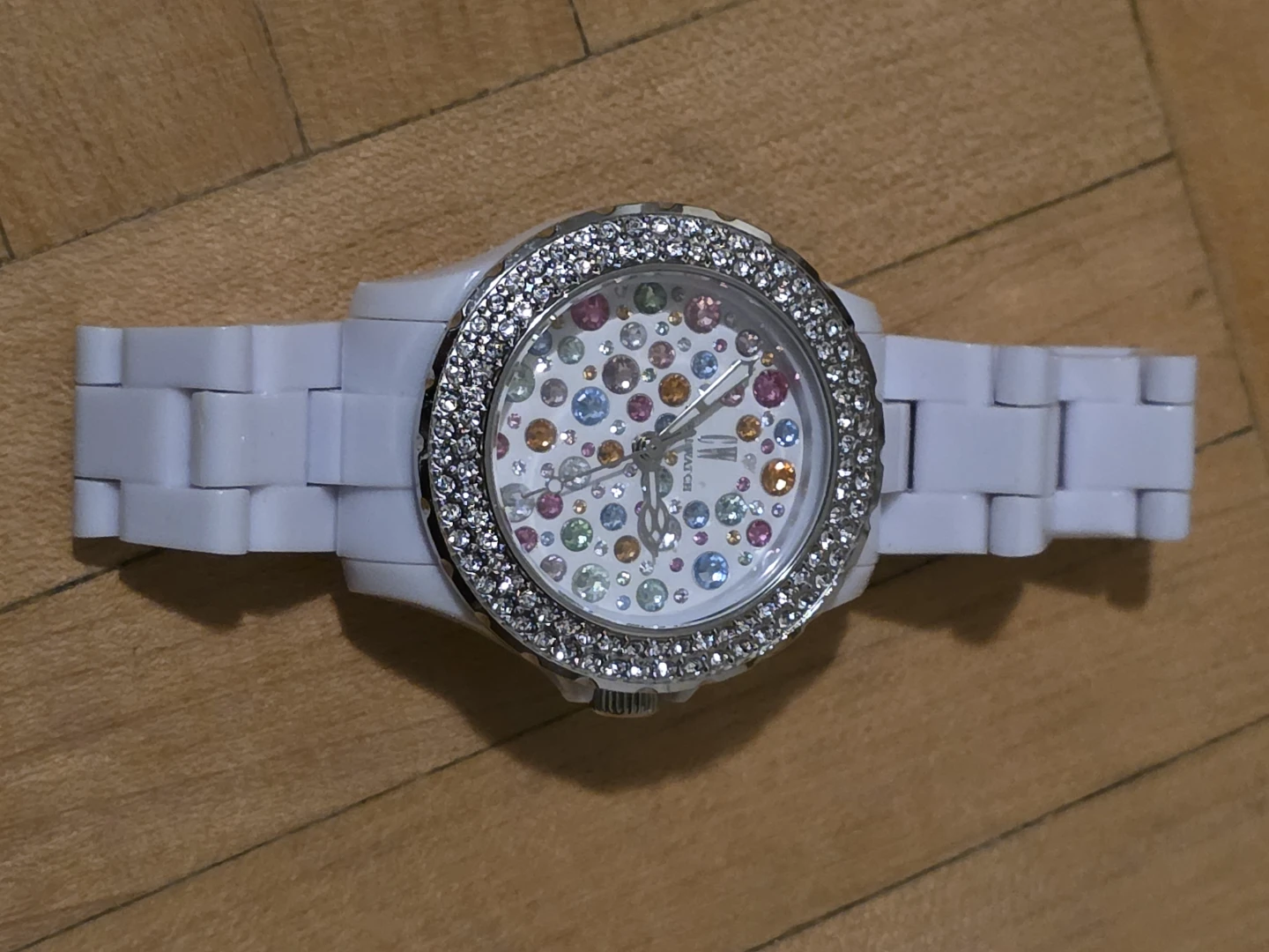 Capri Watch Italy "MultiJoy" White Swarovski Crystal Watch - photo 2