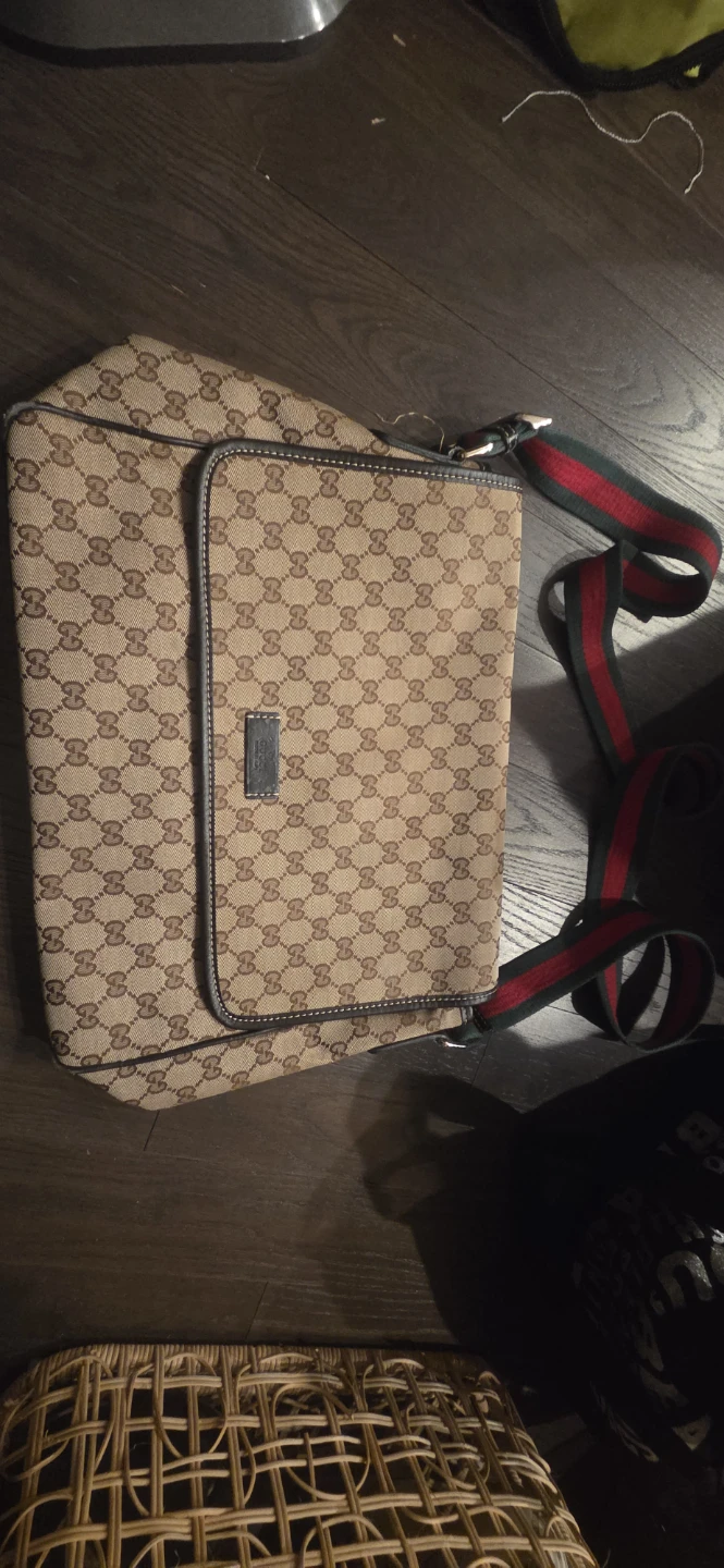 Gucci GG Canvas Messenger Bag