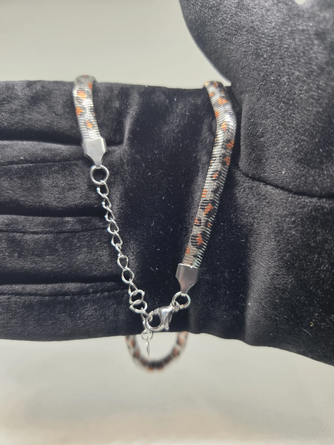 Silver Cheetah print Necklace in Stainless Steel - photo 3