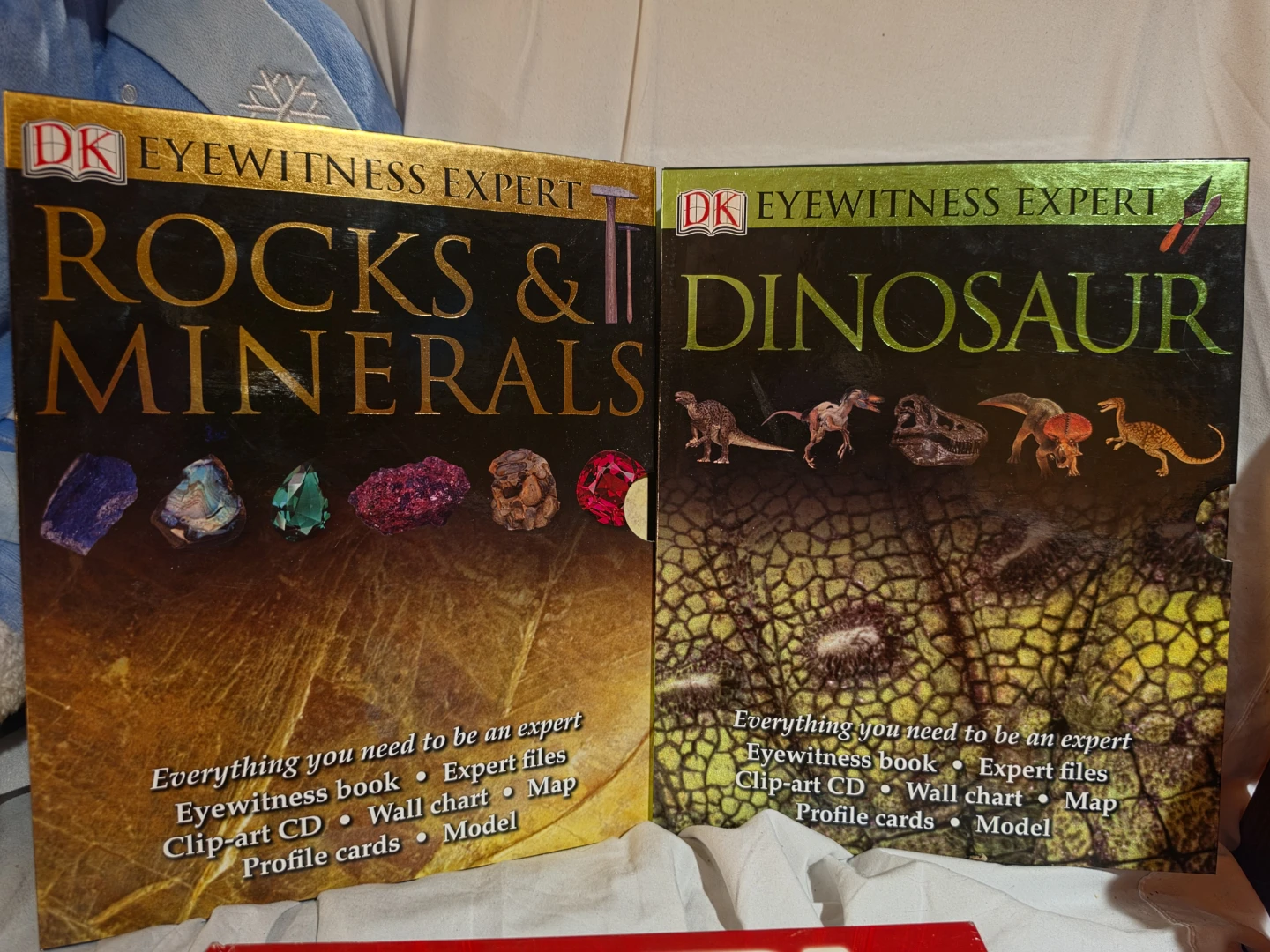 DK Eyewitness Expert Rocks & Minerals and Dinosaur Kits