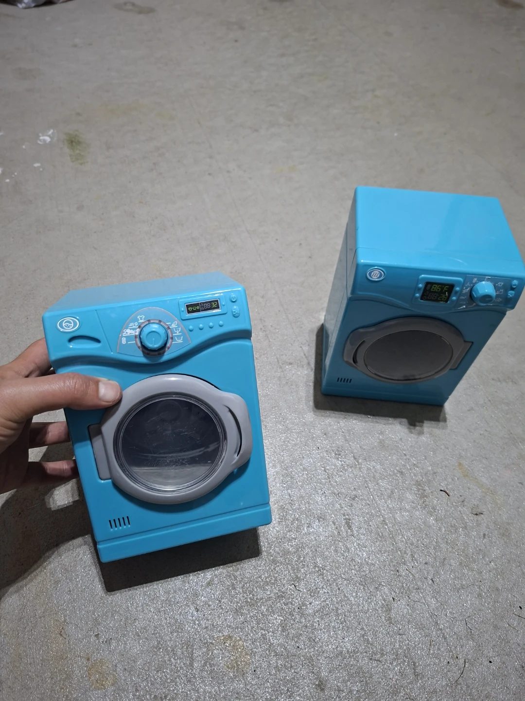 Blue Toy Washing Machine and Dryer Set - photo 3