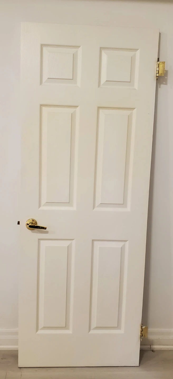 Interior door with handle and hinges - photo 2