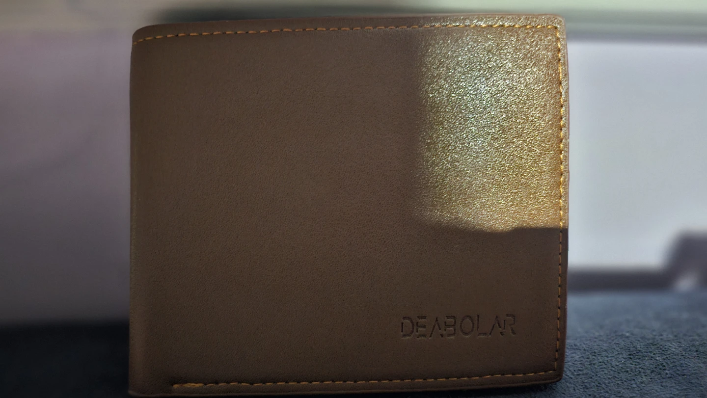 DEABOLAR Brown Bifold Wallet