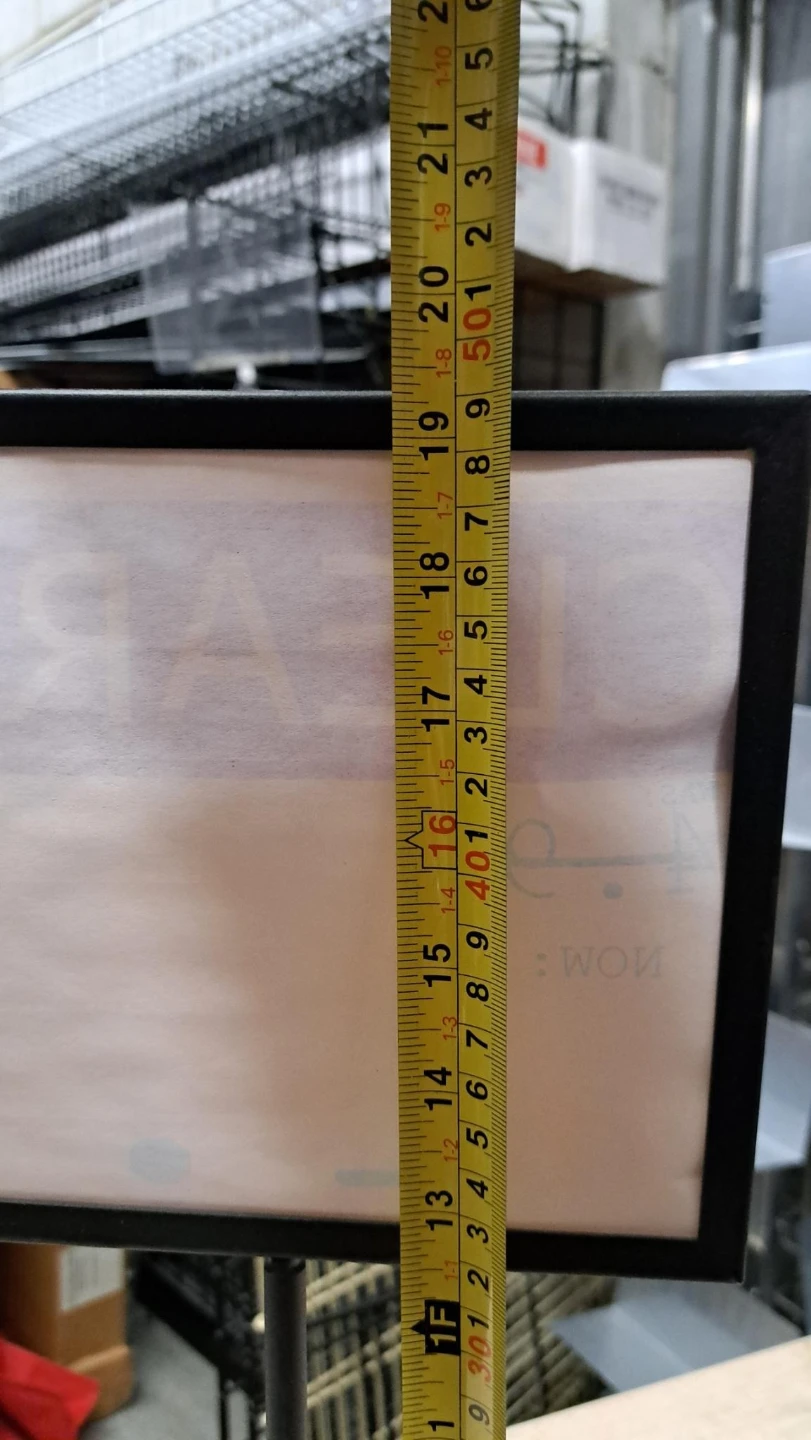 Metal Sign Holder Stand - photo 2
