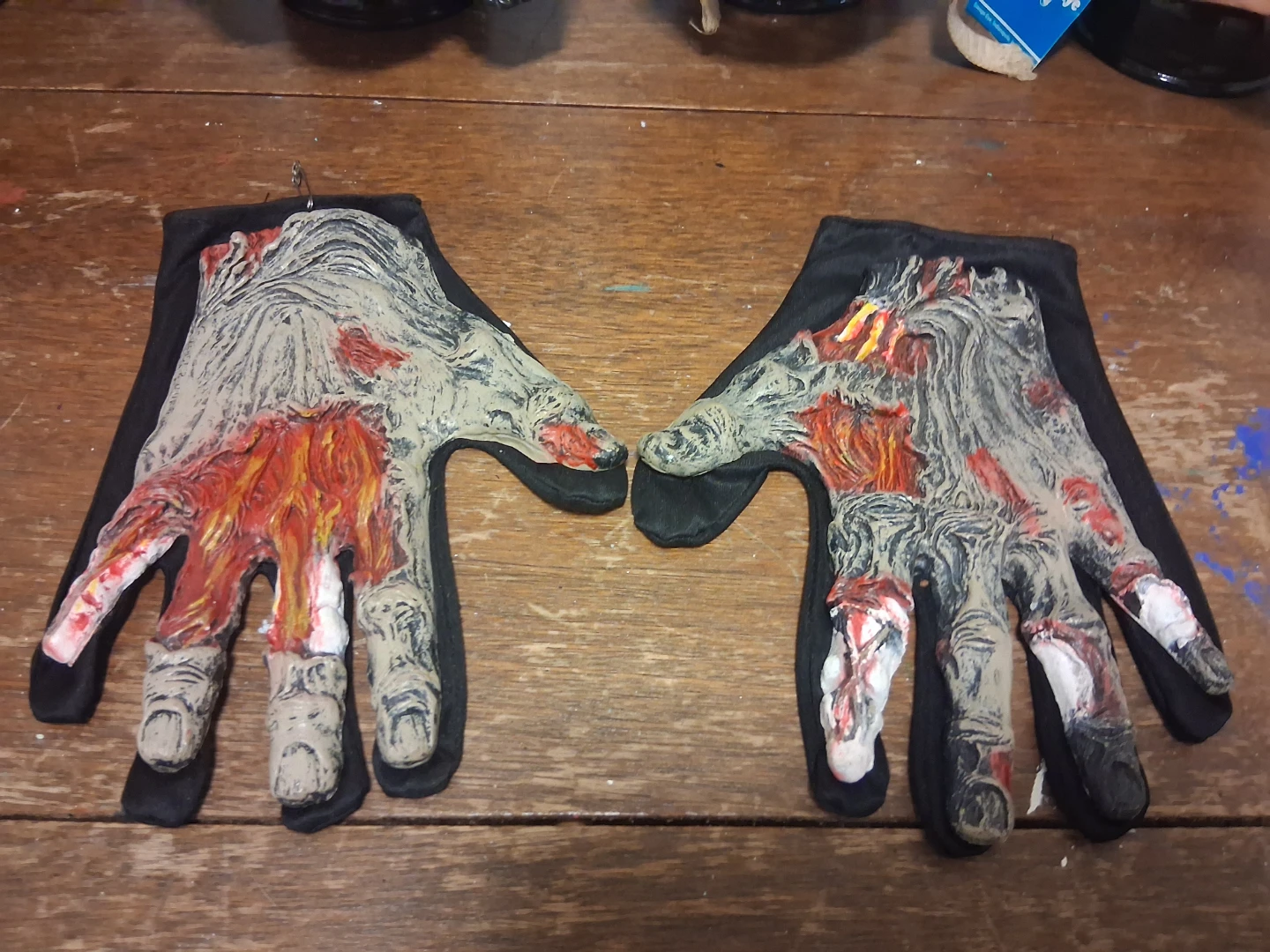 Vintage Halloween Easter Unlimited Zombie Gloves