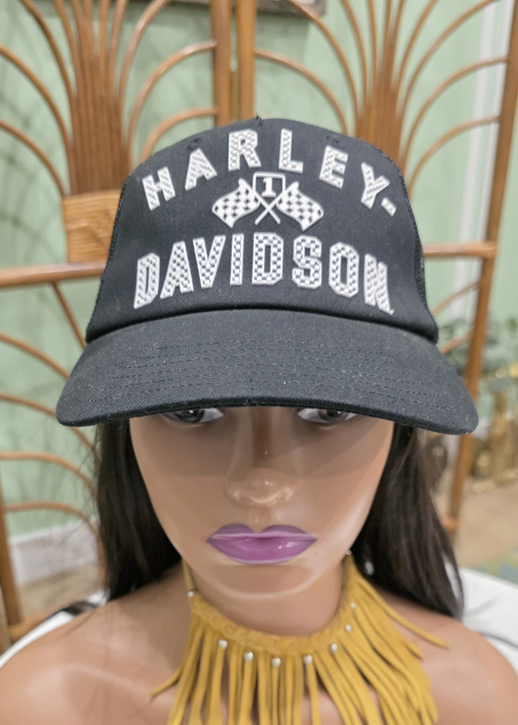 Ladies Harley-Davidson Black Trucker Hat - photo 2