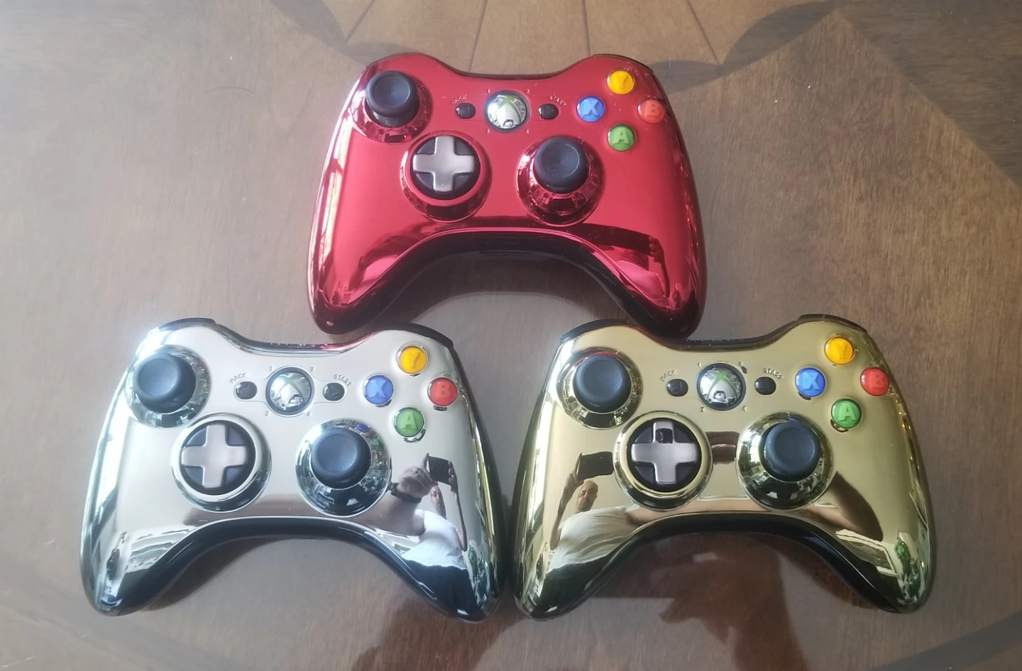 Genuine Xbox 360 Chrome Series Wireless Controllers $50 each
