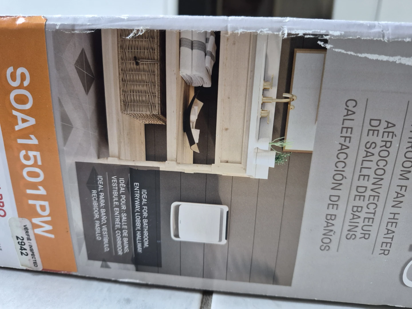 Stelpro Oasis 1500w Bathroom Fan Heater w Thermostat - photo 2