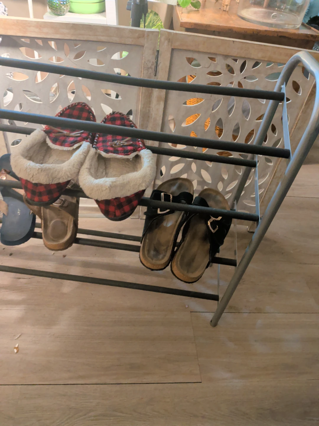 Metal 4-Tier Shoe Rack - photo 2