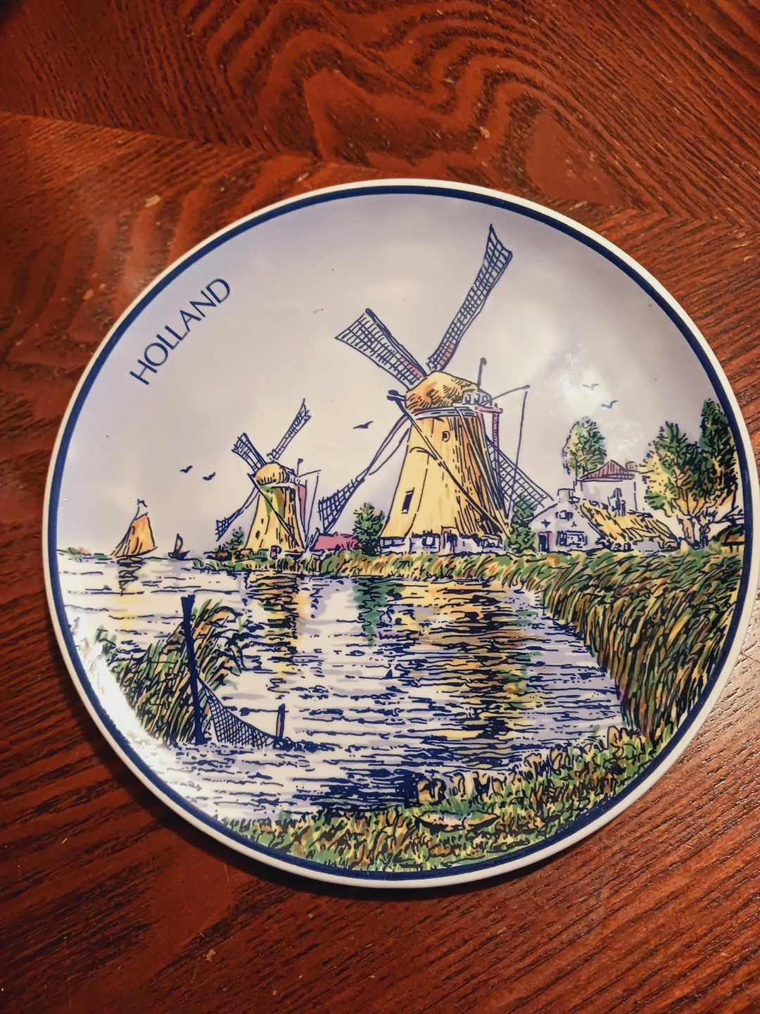 Delft's Holland Handpainted Collectible Plate
