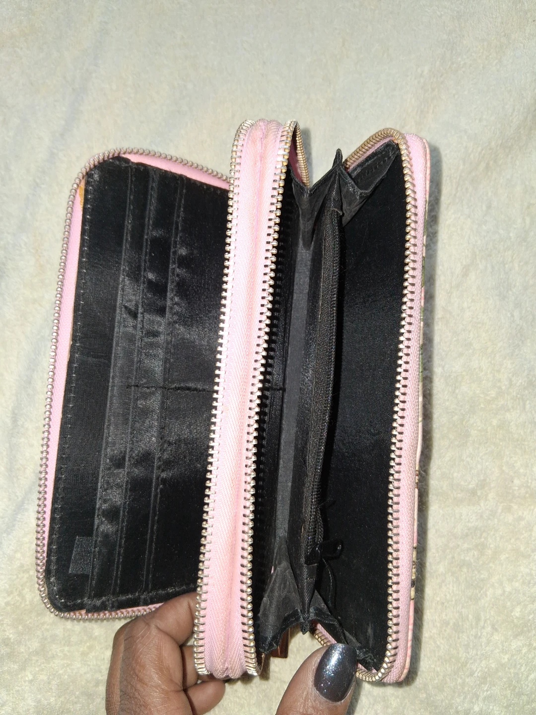 Pink Paris Theme Wristlet Wallet