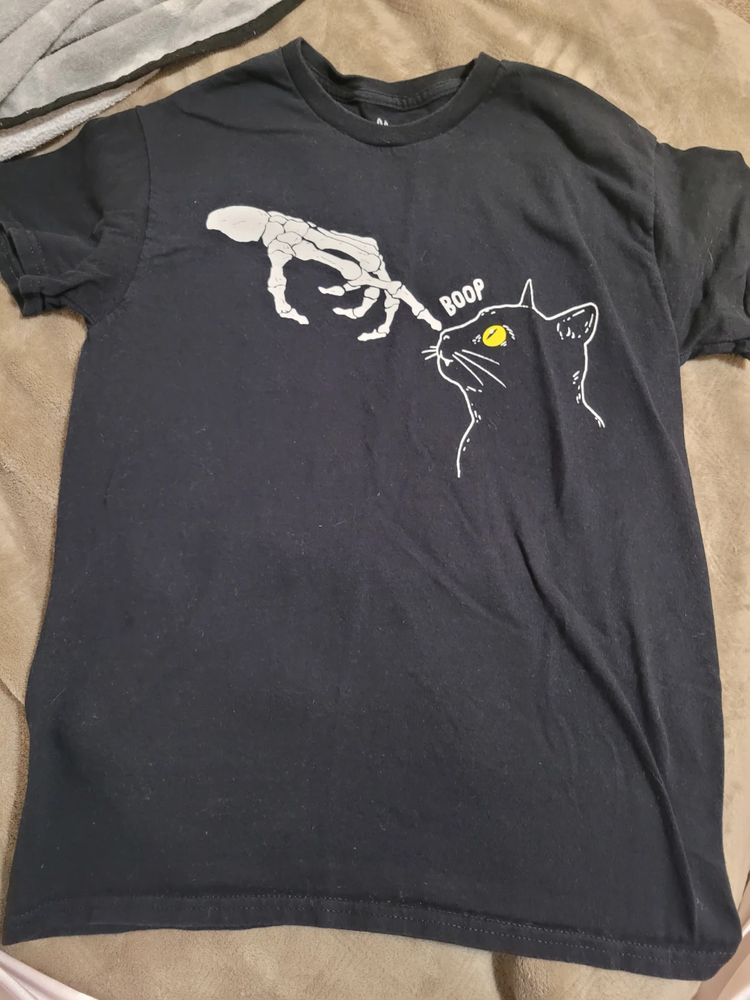Skeleton Boop Cat T-Shirt