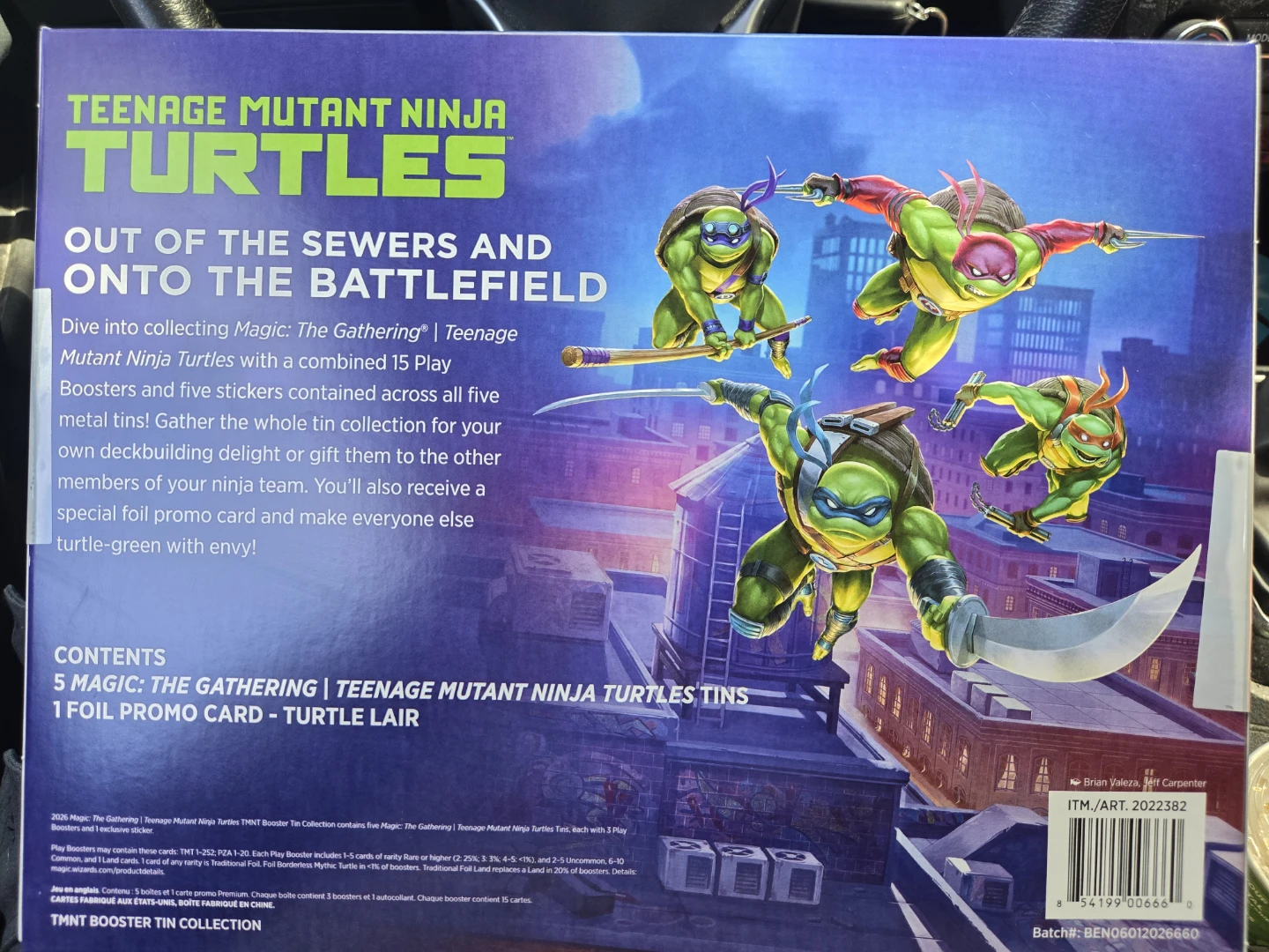 Magic: The Gathering TMNT Booster Tin Collection - photo 2